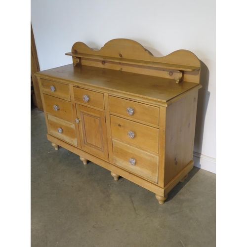 260 - A 19th Century pine Lincolnshire dresser - W152cm x H119cm