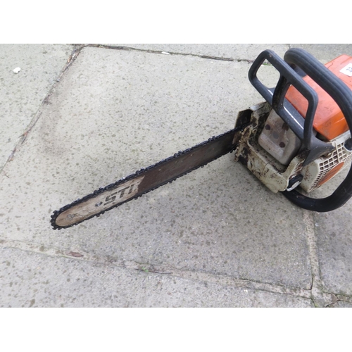 32 - A Stihl petrol chainsaw model MS230 needs a service