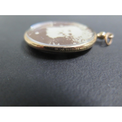 673 - Two Victorian 9ct photo lockets, largest 4cm x 3cm, both generally good condition