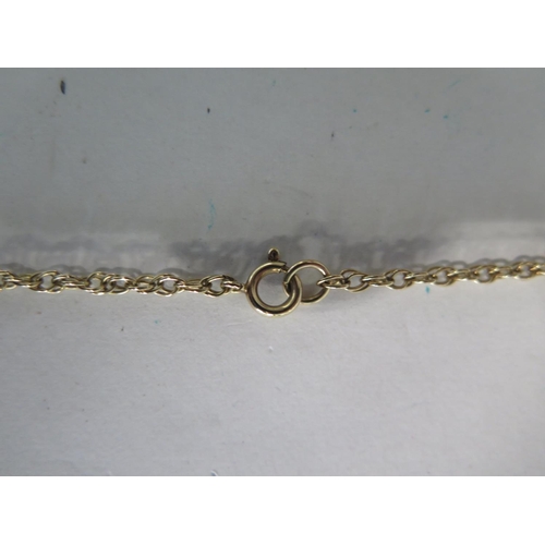 687 - A 9ct gold diamond pendant on a chain, pendant hallmarked, no marks to chain - total weight approx 1... 