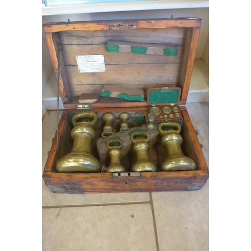 19th c. English Brass Graduating Bell Weights c.1800s