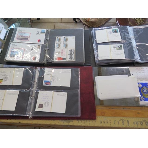 1372 - Two albums of PHQ cards, and an album of RAF and British Legion first day covers, and six sets of lo... 