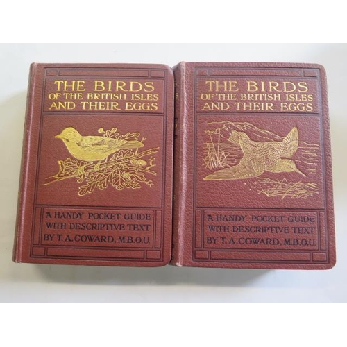 1352 - Four volumes Wayside and Woodland Blossoms, two volumes The Birds of the British Isles and their egg... 