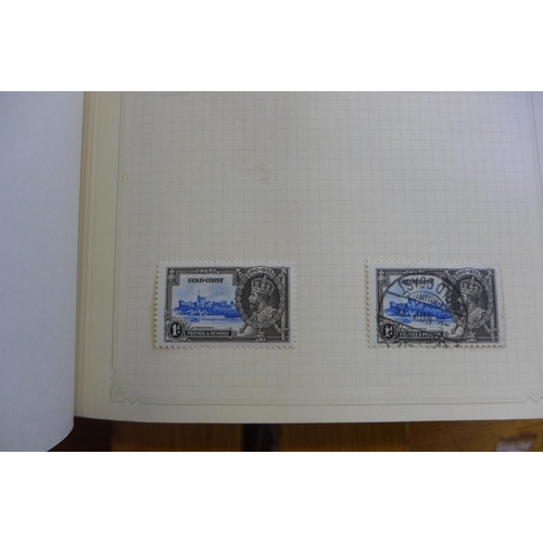 1355 - A collections of mint and used Commonwealth stamps in five albums together with a stock book