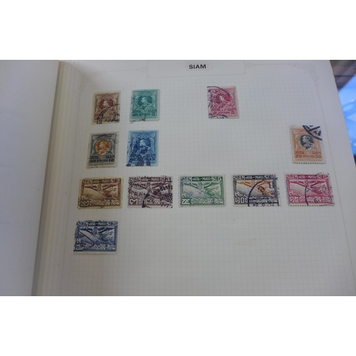 1356 - A collection of world stamps in nine albums together with loose sheets