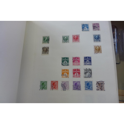 1356 - A collection of world stamps in nine albums together with loose sheets