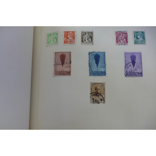 1356 - A collection of world stamps in nine albums together with loose sheets