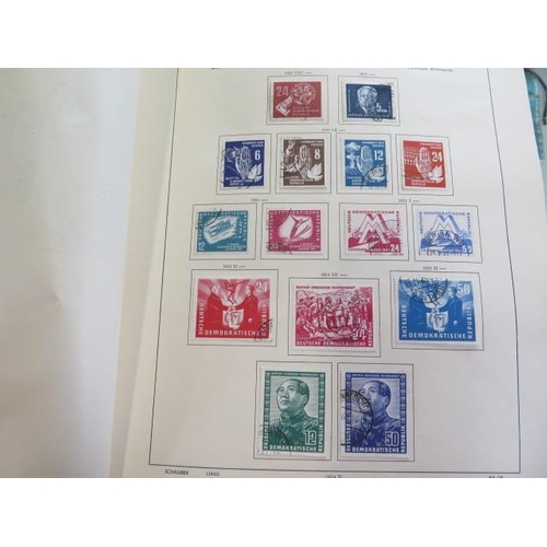 1357 - An impressive collection of Germany stamps in Schaubek album, with variety of types early on, includ... 