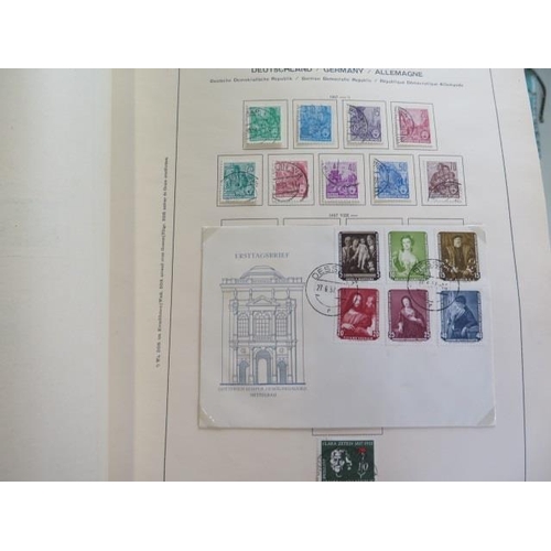 1357 - An impressive collection of Germany stamps in Schaubek album, with variety of types early on, includ... 