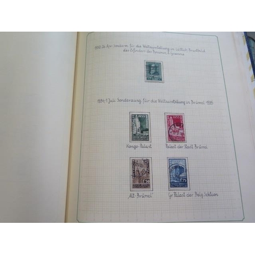 1358 - A collection of Belgium stamps in an Abria album, primarily fine used but with some mint preset, to ... 