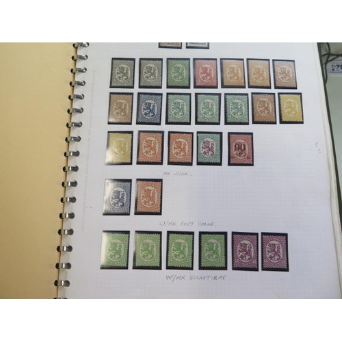 1359 - A nice collection of mint and fine used Finland stamps in a binder with ranges from 1880's - late 19... 