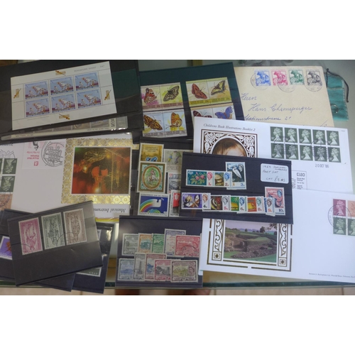 1365 - A treasure trove of stamps from around the world, including commonwealth and GB, on stock cards, alb... 