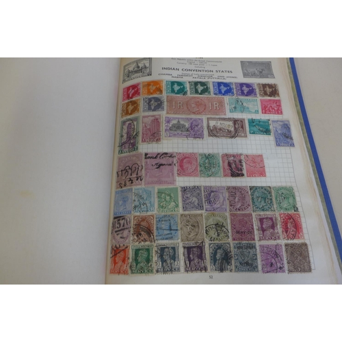 1368 - A single world stamp album, with some Chinese