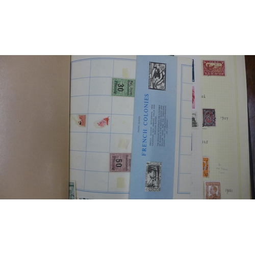 1009 - Eclectic stamp collection with a bit of everything in stock-books and cards, albums, presentation fo... 