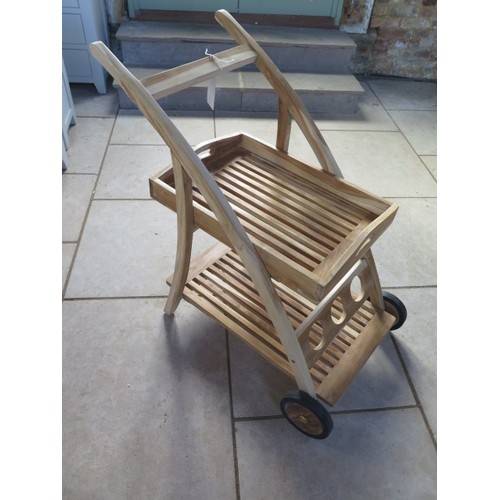 4F - A new Oliver Heartwood Dunbar mobile trolley 55cm x 92cm x 80cm RRP £143.99