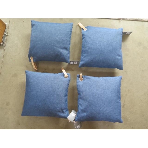 43 - A set of 4 garden cushions by outdoor living