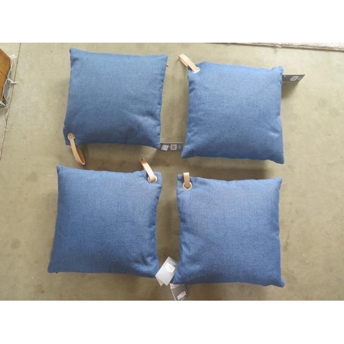 44 - A set of 4 garden cushions by outdoor living