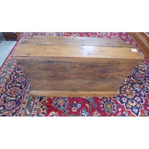 58 - A rustic pine box made from old timbers 41cm tall x 73cm x 38cm