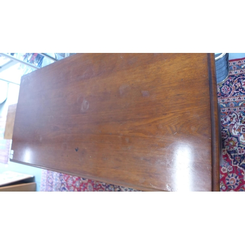 73 - A 19th century mahogany 6-drawer chest some beading loss but generally sound. 130cm tall, 111cm x 55... 