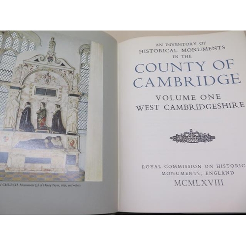 1059 - City of Cambridge A survey and Inventory by the Royal Commission on Historical Monuments, 2 parts, a... 