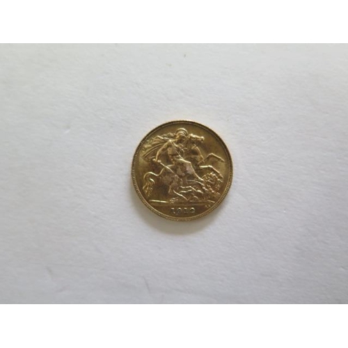 919 - A George V half gold sovereign dated 1912