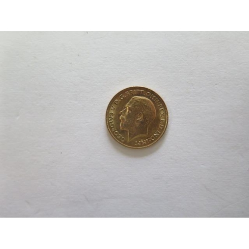 919 - A George V half gold sovereign dated 1912