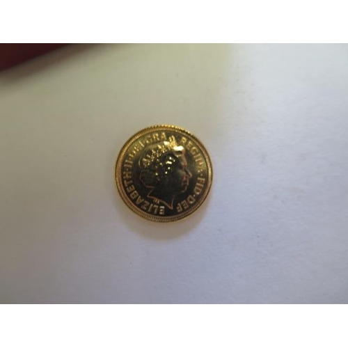 931 - A Elizabeth II gold half sovereign, dated 2002