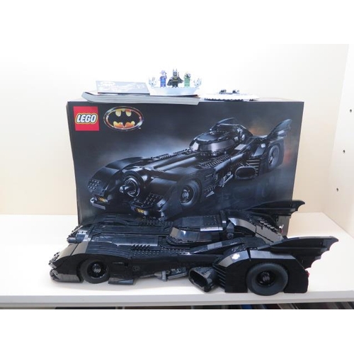 953 - A  lego DC 1989 Batmobile 76139 with miniatures ,box and instructions - believed to be complete but ... 