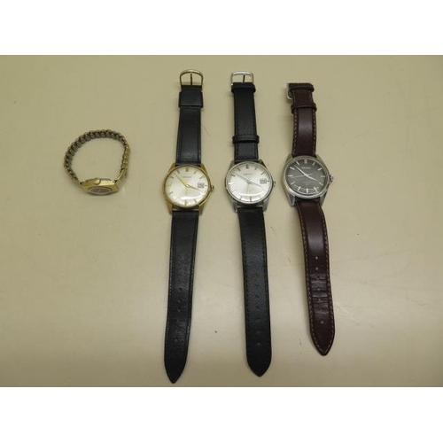 940 - Four Seiko manual wind watches to include 3 gents watches, models 6602-1990 (2) and 66-8050, all run... 