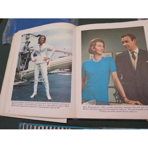 1101 - Original James Bond annuals, 1965 and 1966, both un-clipped, both worn