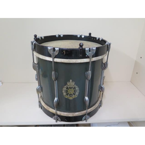 1075 - A Leeds Rifles drum by Premier, circa 1950/60s, generally good condition