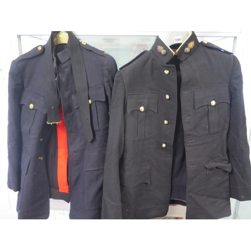 1080 - Two military uniforms and a cap