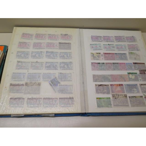 1108 - A collection of World Stamps in four albums