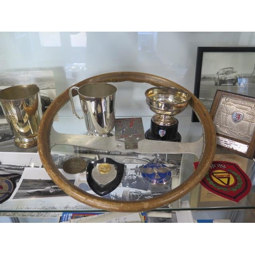 400 - Peter Creasey Racing car driver: An extensive and wonderful collection of British racing club trophi... 