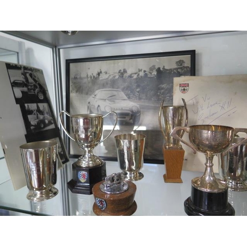 400 - Peter Creasey Racing car driver: An extensive and wonderful collection of British racing club trophi... 