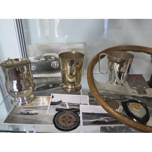 400 - Peter Creasey Racing car driver: An extensive and wonderful collection of British racing club trophi... 