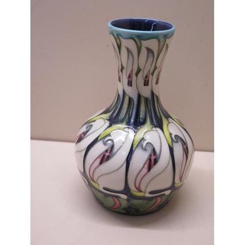 438 - A Moorcroft ' Lily Come Home' limited edition vase by Emma Bossons, designed for the Moorcroft Colle... 