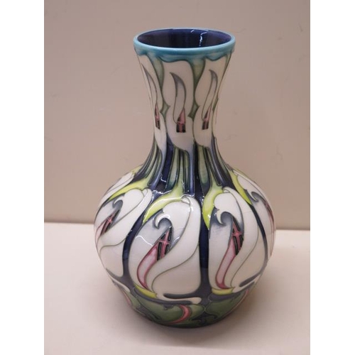 438 - A Moorcroft ' Lily Come Home' limited edition vase by Emma Bossons, designed for the Moorcroft Colle... 