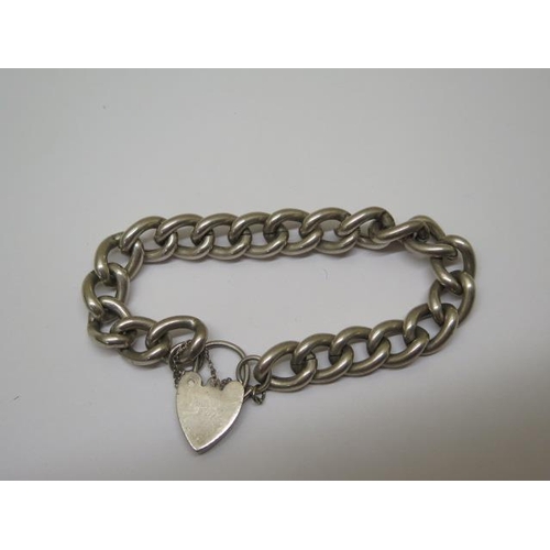 756 - A Georg Jensen sterling silver charm bracelet, marked GJLd, 27 grams, in generally good condition