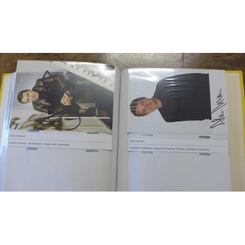 269 - Golfing Interest: A collection of 79 signatures and nine other signatures including Jools Holland