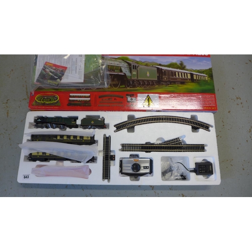 643 - A Hornby 00 gauge Tornado Express train set, boxed, in unused condition