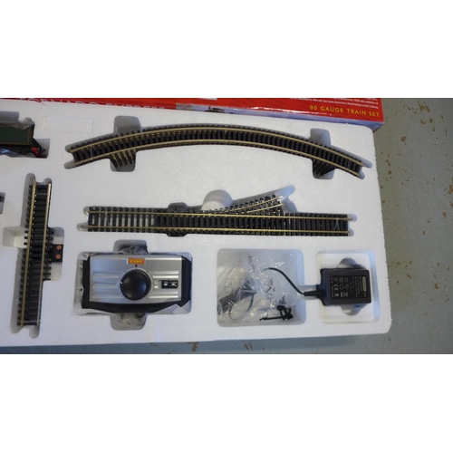 643 - A Hornby 00 gauge Tornado Express train set, boxed, in unused condition