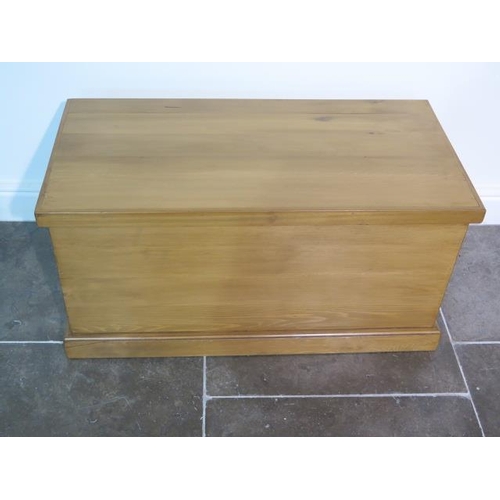 9 - A cedar wood toy / storage chest, made by a local craftsman to a high standard, 44cm tall x 87cm x 4... 