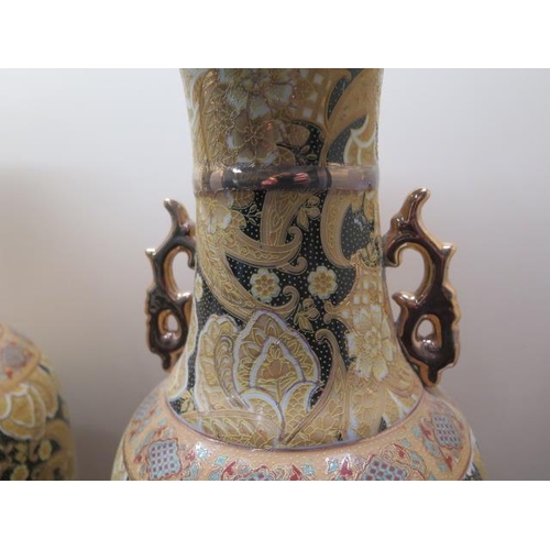 239 - A pair of large Oriental vases - Height 61cm - both good condition