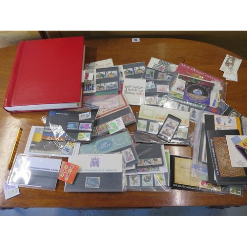 1057 - A Windsor album of Great Britain stamps and a collection of British Post Office Mint stamps and othe... 