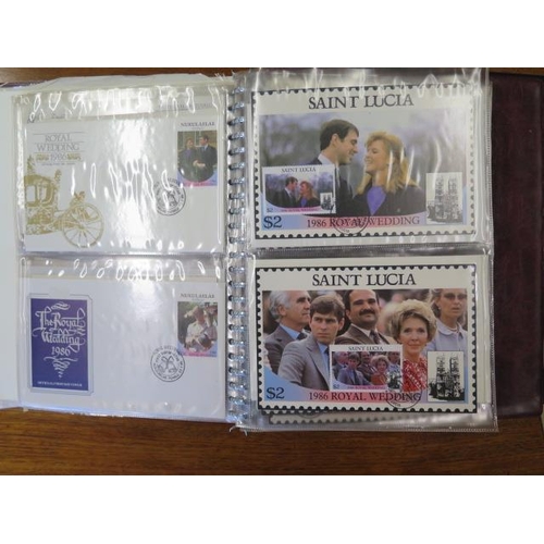 1058 - A collection of Royality related First Day Covers and stamps in six albums