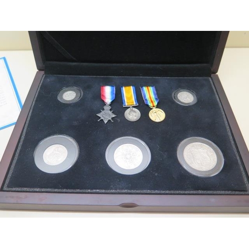 978 - A First World War Centenary coin and medal collection Edition Limit 1914 with certificate and boxed