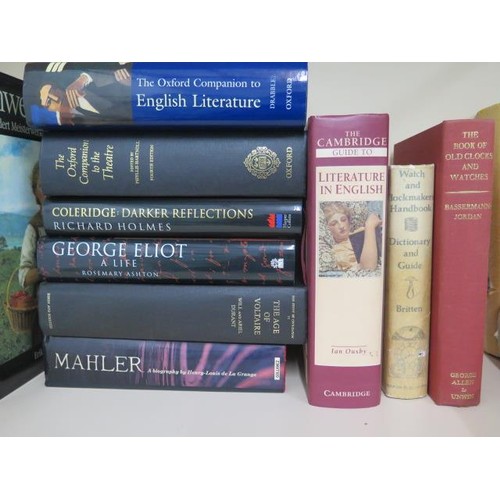 1062 - A good selection of reference books including clocks, watches, photography literature