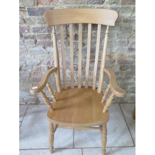 7 - A modern beech Windsor chair