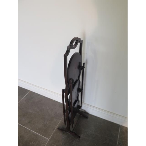 75 - A 1920-30's double sided folding cake stand in good polished condition